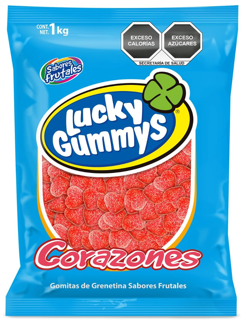 Corazones 1 kg Lucky Gummies