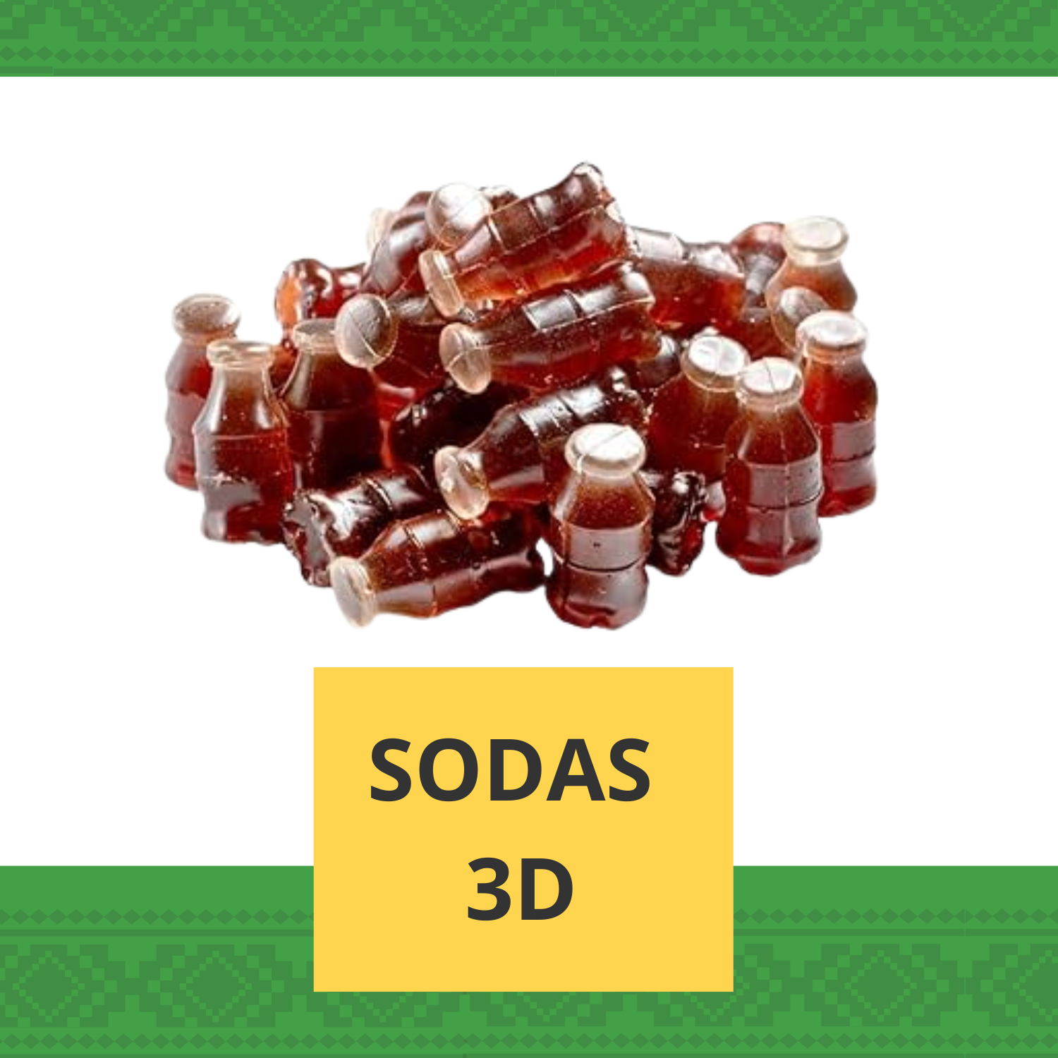 Sodas 3D 1 kg Hawaiian Fruit