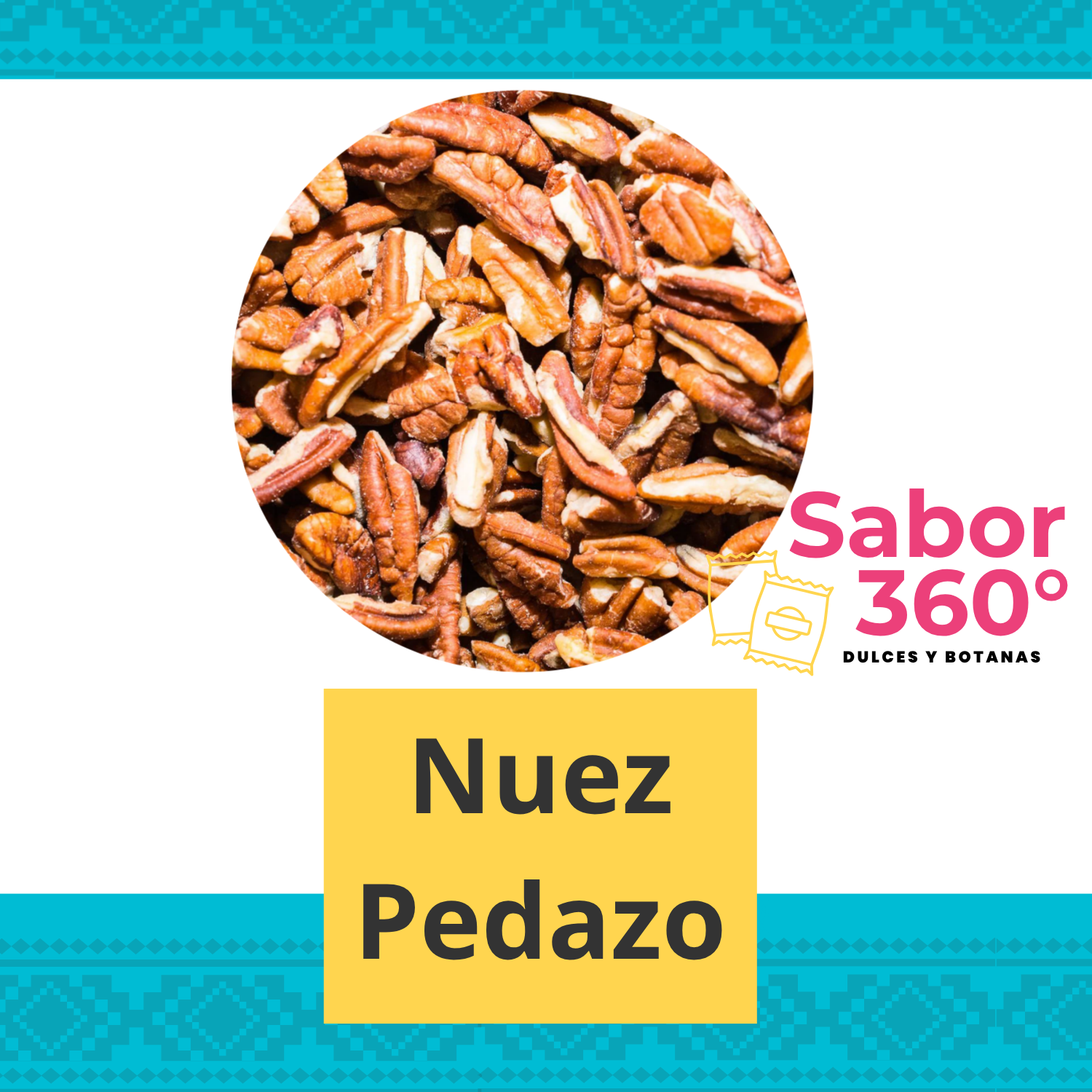 Nuez Pedazo 1 kg Sabor 360