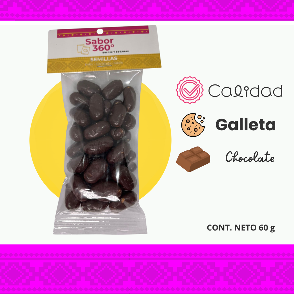 Galleta con chocolate