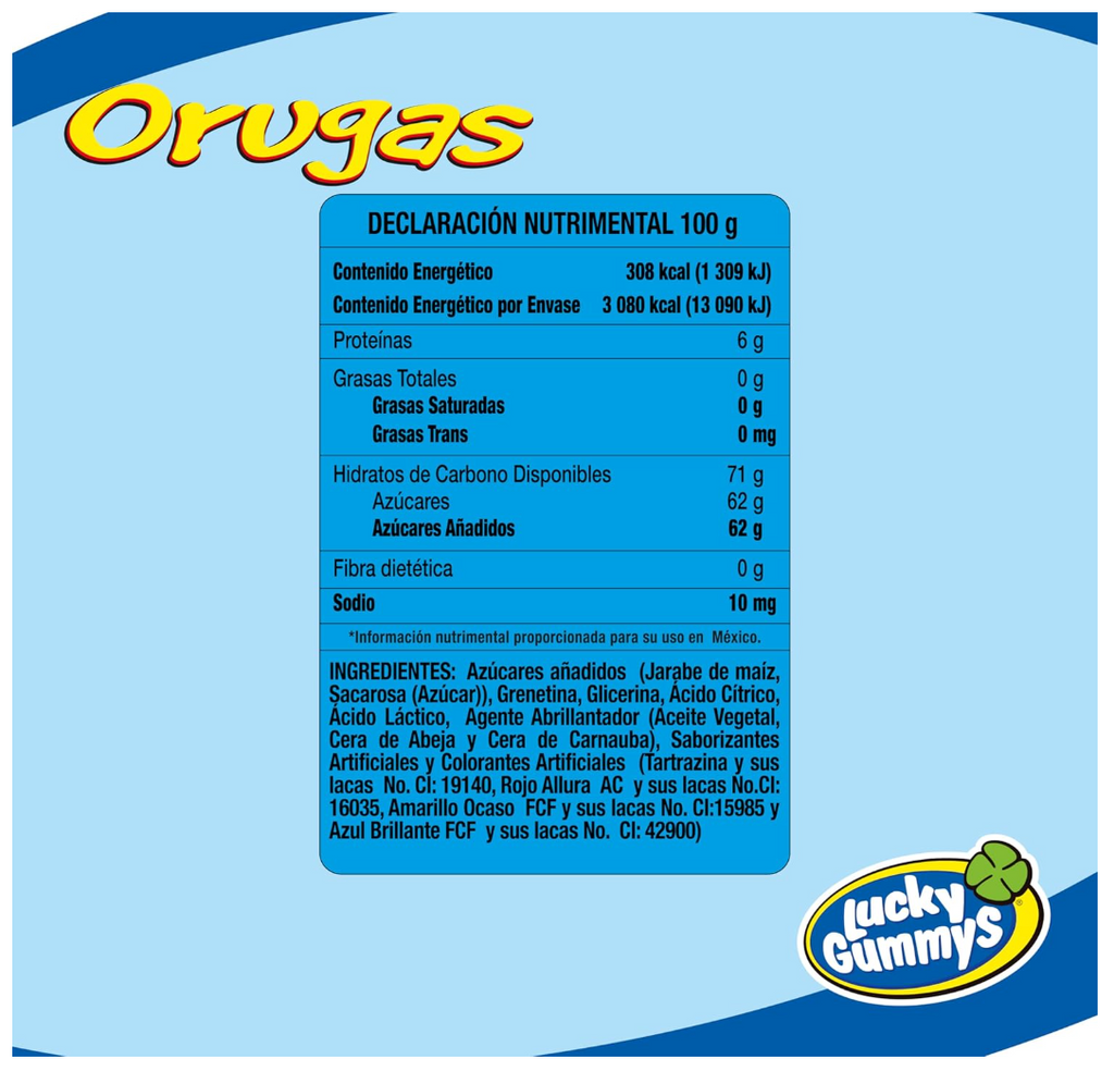 Oruga 1 kg Lucky Gummies