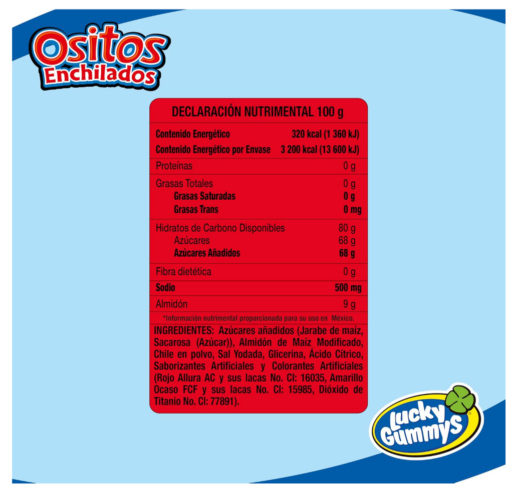 Ositos Enchilados 1 kg Lucky Gummies