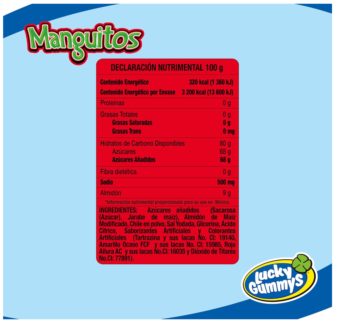 Manguitos 1 kg Lucky Gummies