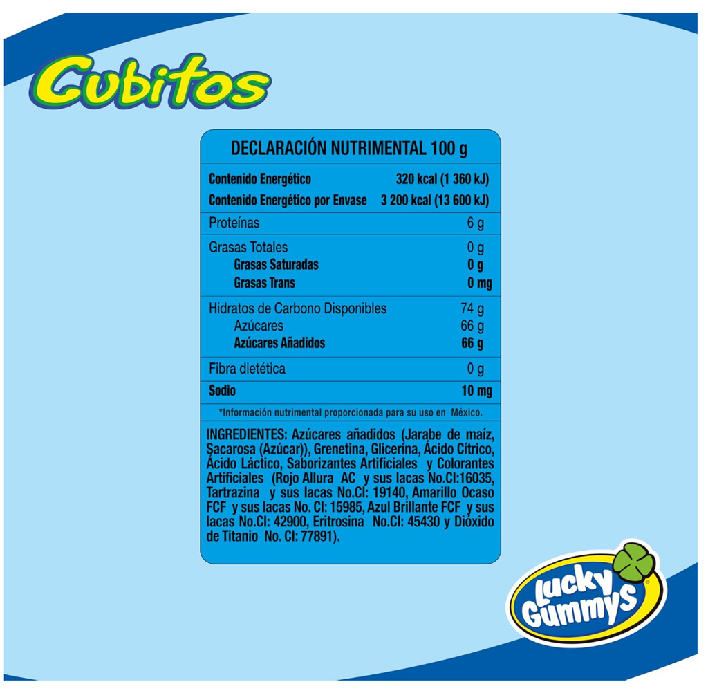 Cubitos 1 kg Lucky Gummies