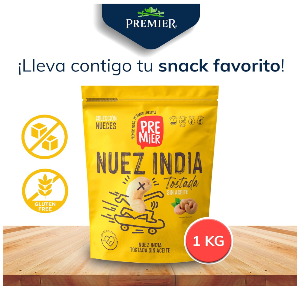Nuez de la India Tostada 1 kg Premier