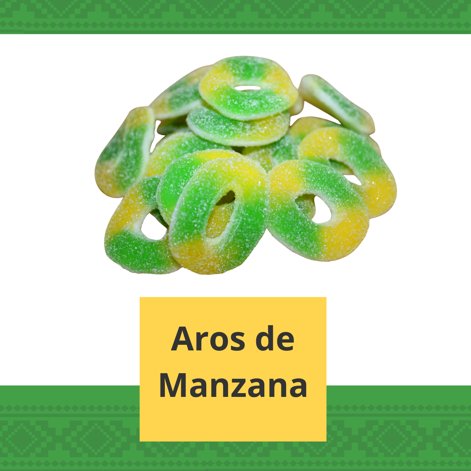 Aros de Manzana 1 kg Lucky Gummies