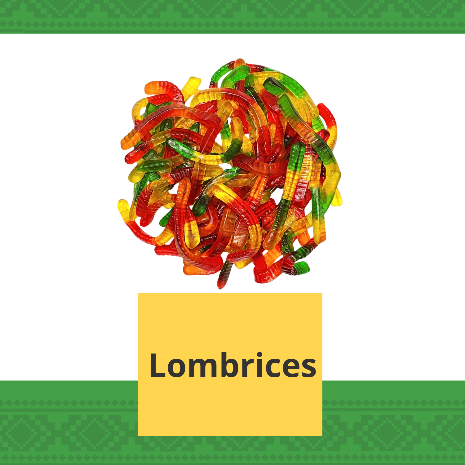 Lombrices 1 kg Lucky Gummies