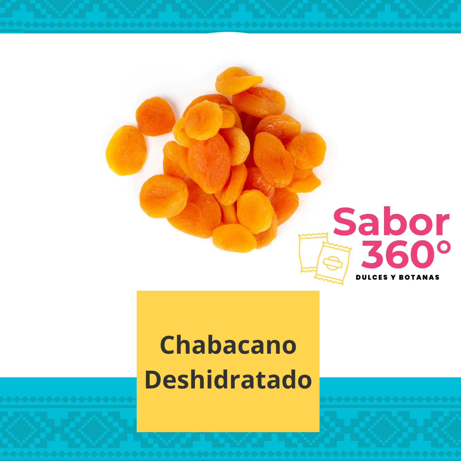 Chabacano Deshidratado 1 kg Sabor 360