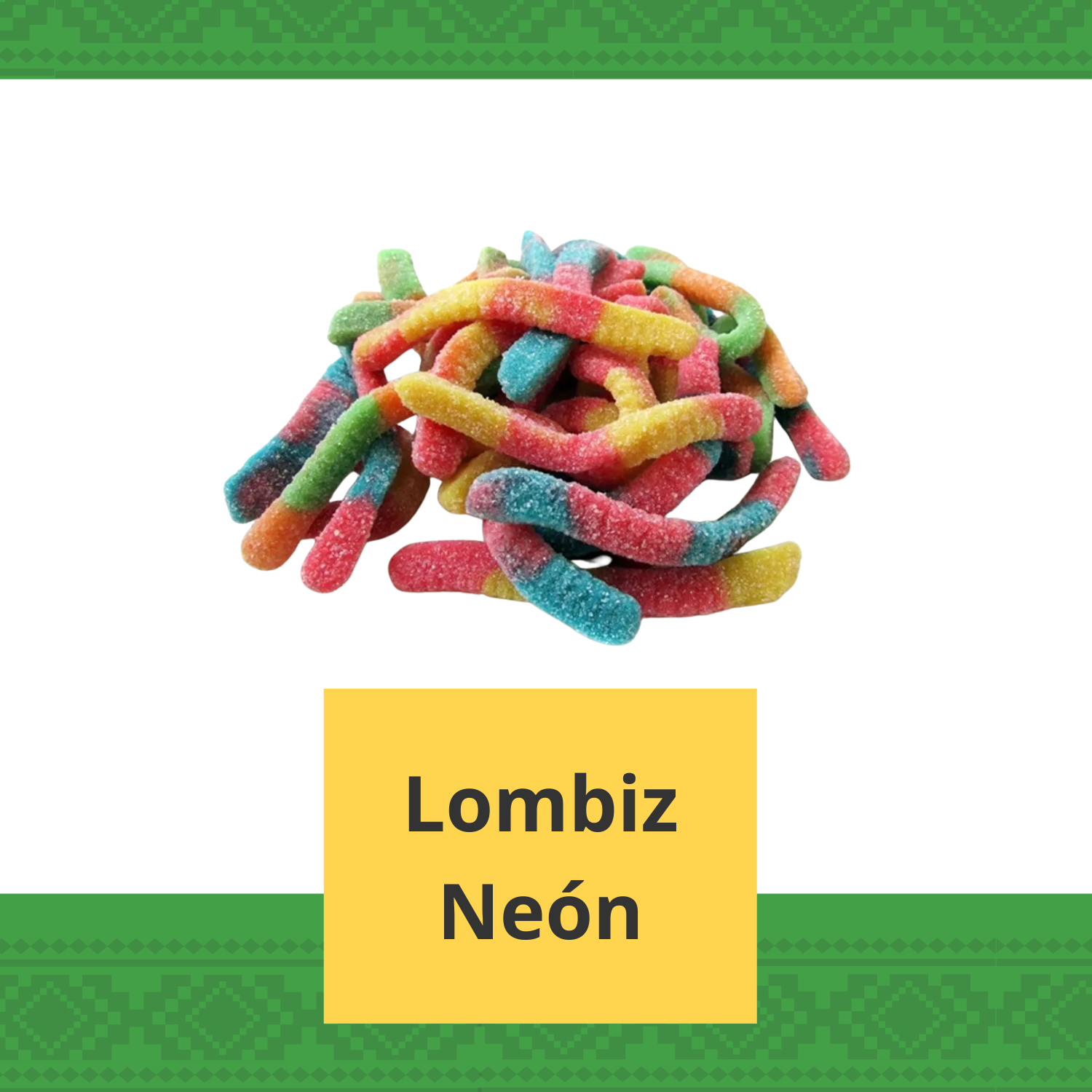 Lombiz Neón 1 kg Lucky Gummies